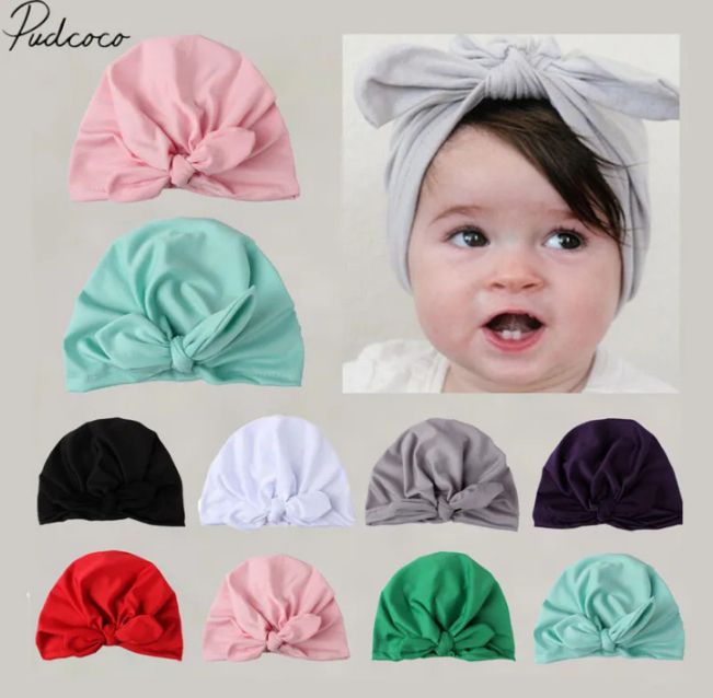 turban cap baby girls