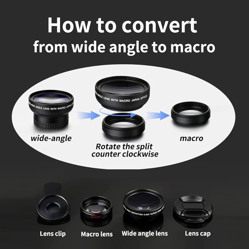 Micro lens kit for mobile universal micro Wide and FishEye lens for mobile