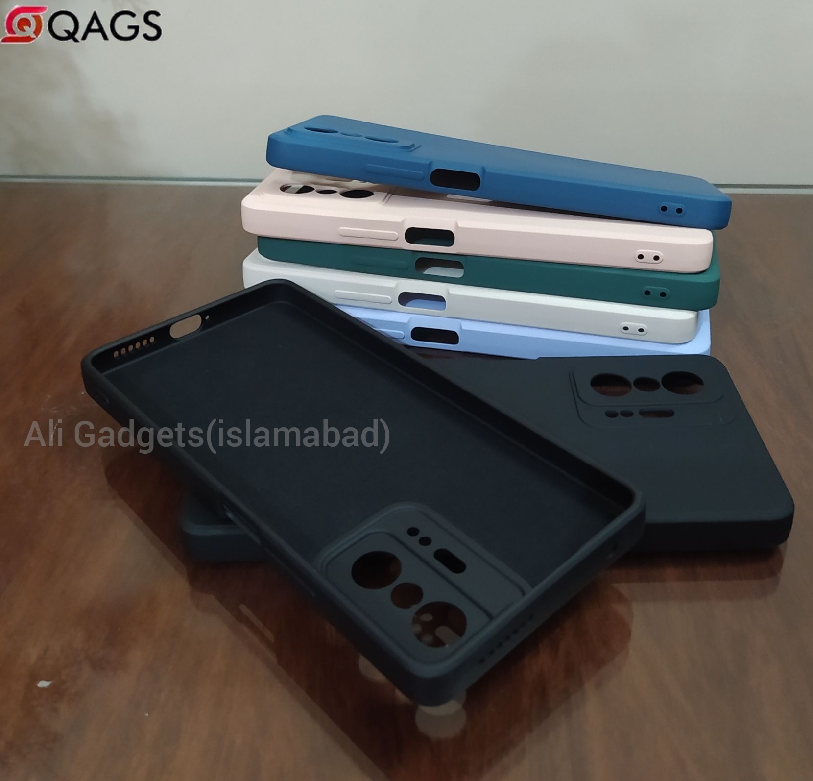 QAGS Xiaomi Mi 11T / Mi 11T Pro Multi Color Camera protection Soft MAtte Tpu Case Liquid Silicone Back Cover