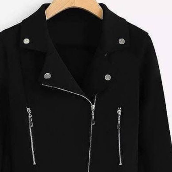 Women’s Biker Jacket Double Fleece HighQuality Outerwear