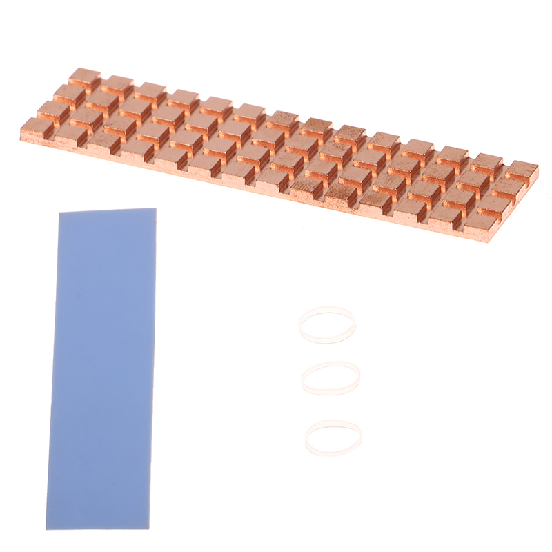 PC Notebook SSD Heat Sink For M.2 2280 PCI-E NVME With Thermal Pad Heatsink Computer Cooler Copper Radiator Accessories