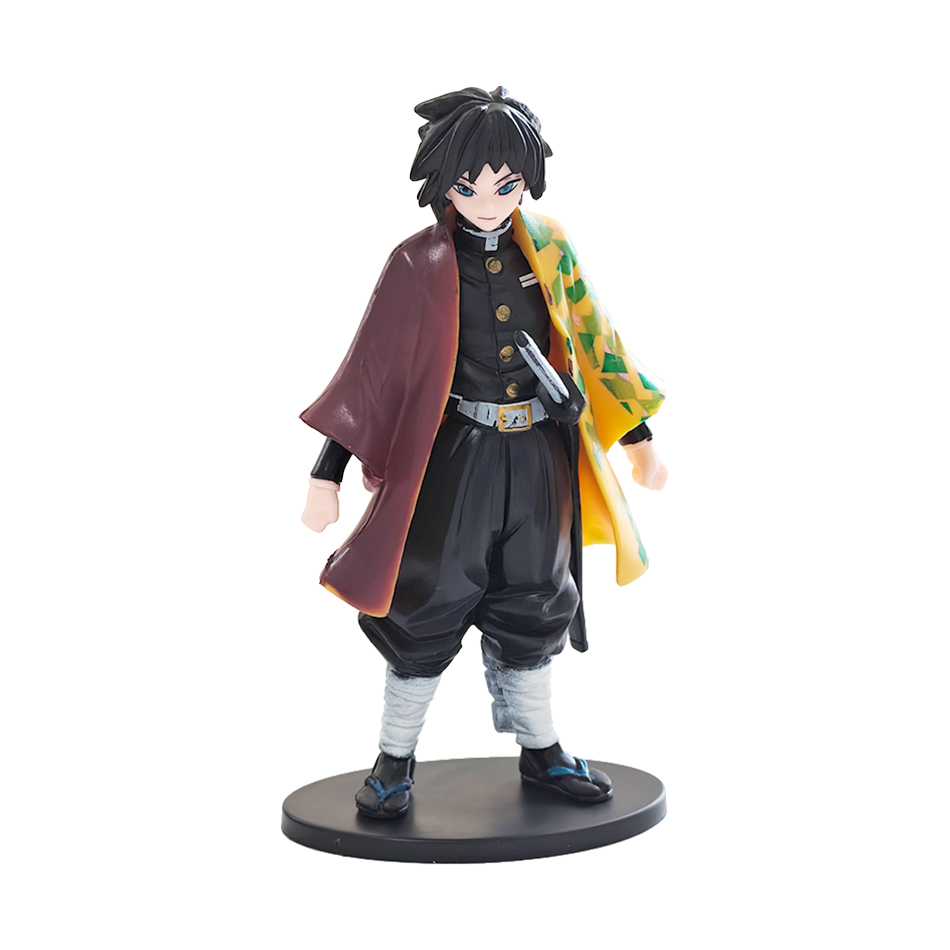 15cm Anime Demon Slayer Figure Doll Toy Nezuko Tanjirou Zenitsu Inosuke Kyoujurou Shinobu Giyuu Qposket Model Toy 