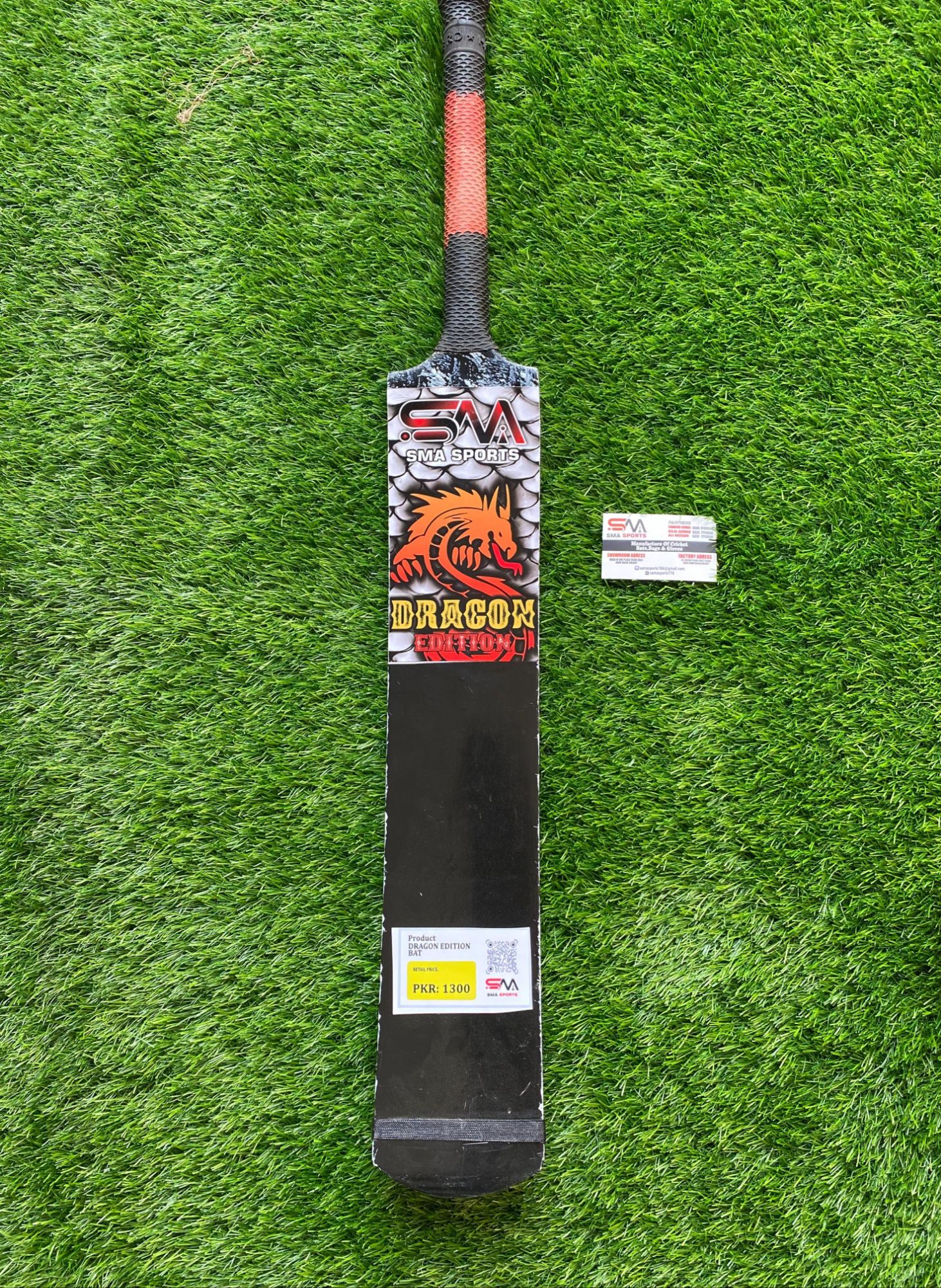 SMA Sports Professional Tape Ball Cricket Bat Dragon Edition