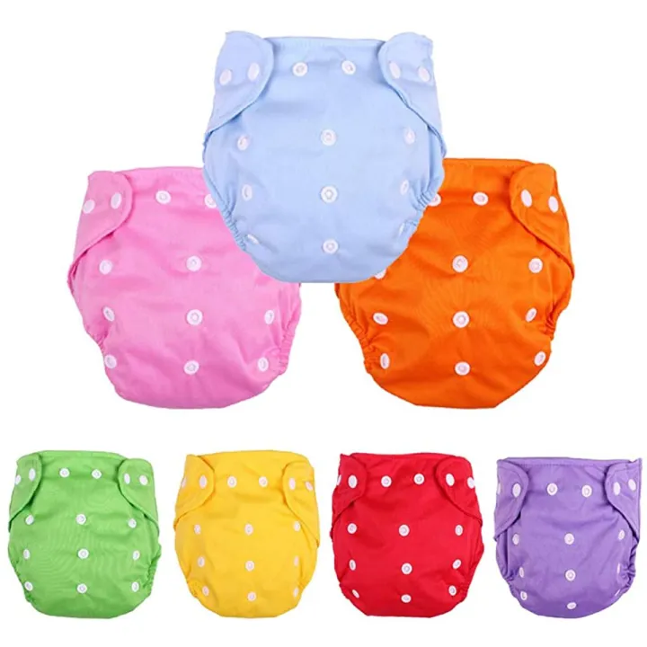 Washable Cloth Diapers reusable and useful multicolours