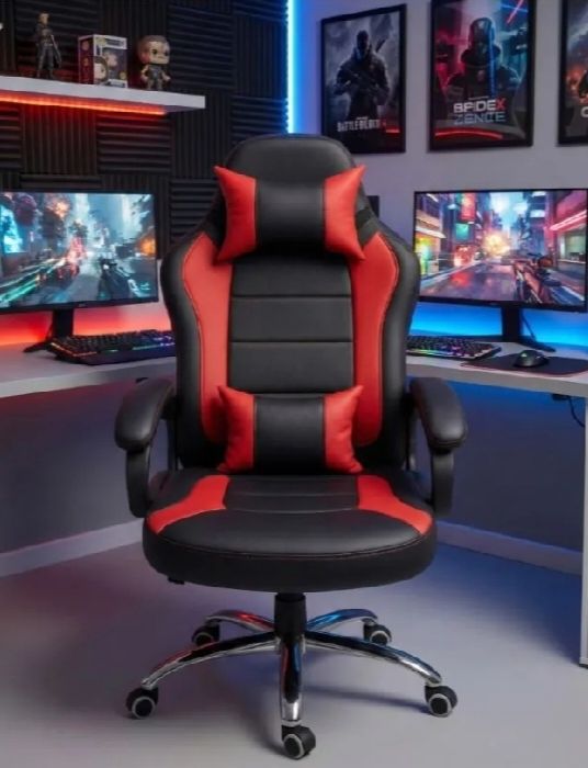 Gaming chair/Ergonomic office&Gaming chair/Lumbar&Neck support/360° Swivel/Reclining Computer chair