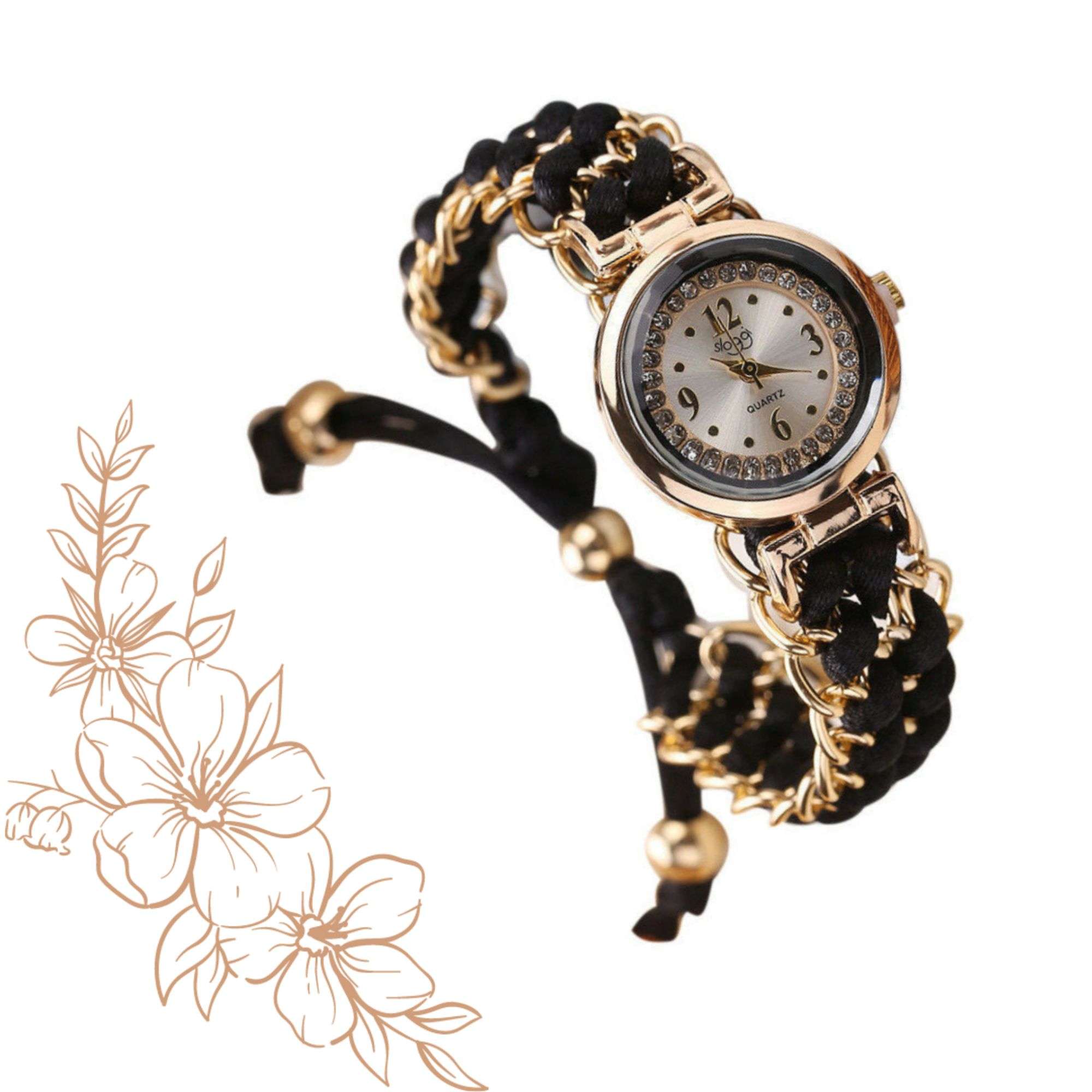 Charming treasures Trendy Designer American Diamond Bracelet type watch for  Women and Girls Analog Watch - For Women - Buy Charming treasures Trendy  Designer American Diamond Bracelet type watch for Women and