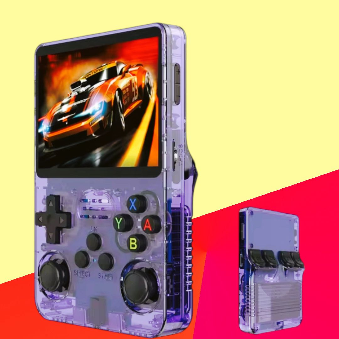 New R36S Retro Handheld Game Console 64GB With 15000 Games Expandable ...