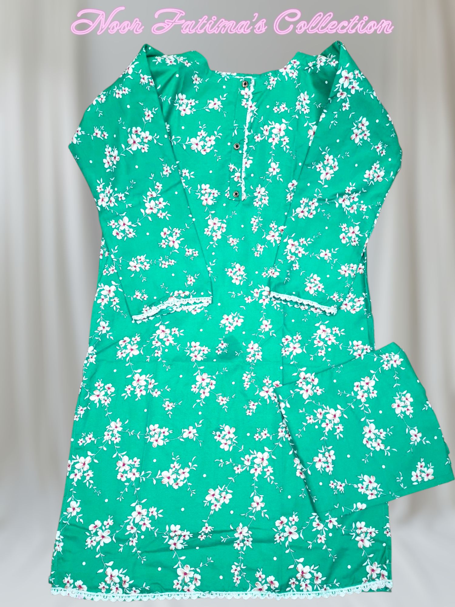 Noor Fatima's Collection Stitched Girls & Women Dress Cotton Casual Summer Wear Stylish Comfortable Outfit