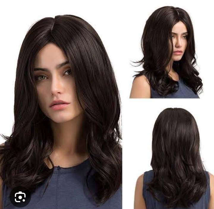 Made In China Full head wig for girls natural Brown color