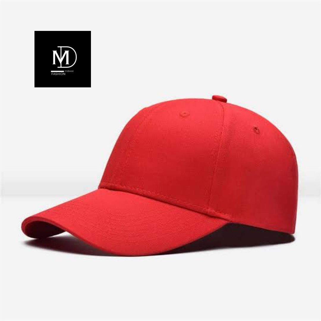 plain red cap for men ajustable with fine red color | Daraz.pk