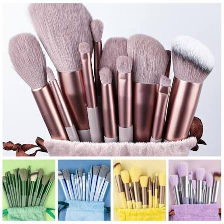 13 Pcs Makeup Brush Set Soft hair Loose Powder Eyeshadow Concealer Contour Eyeliner brush Foundation Beauty Cosmetic tools
