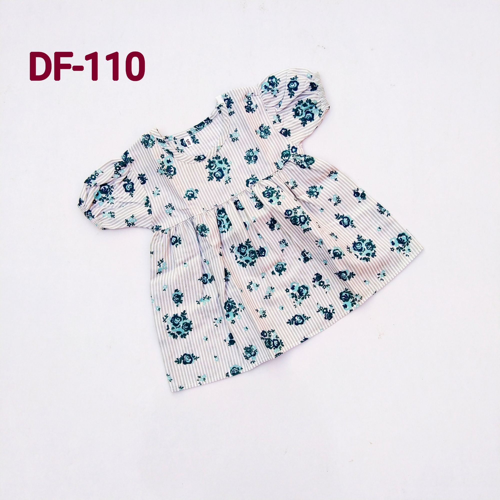 Pack Of 3 Multi-Color Printed Cotton Frock For Girls (Random Design)