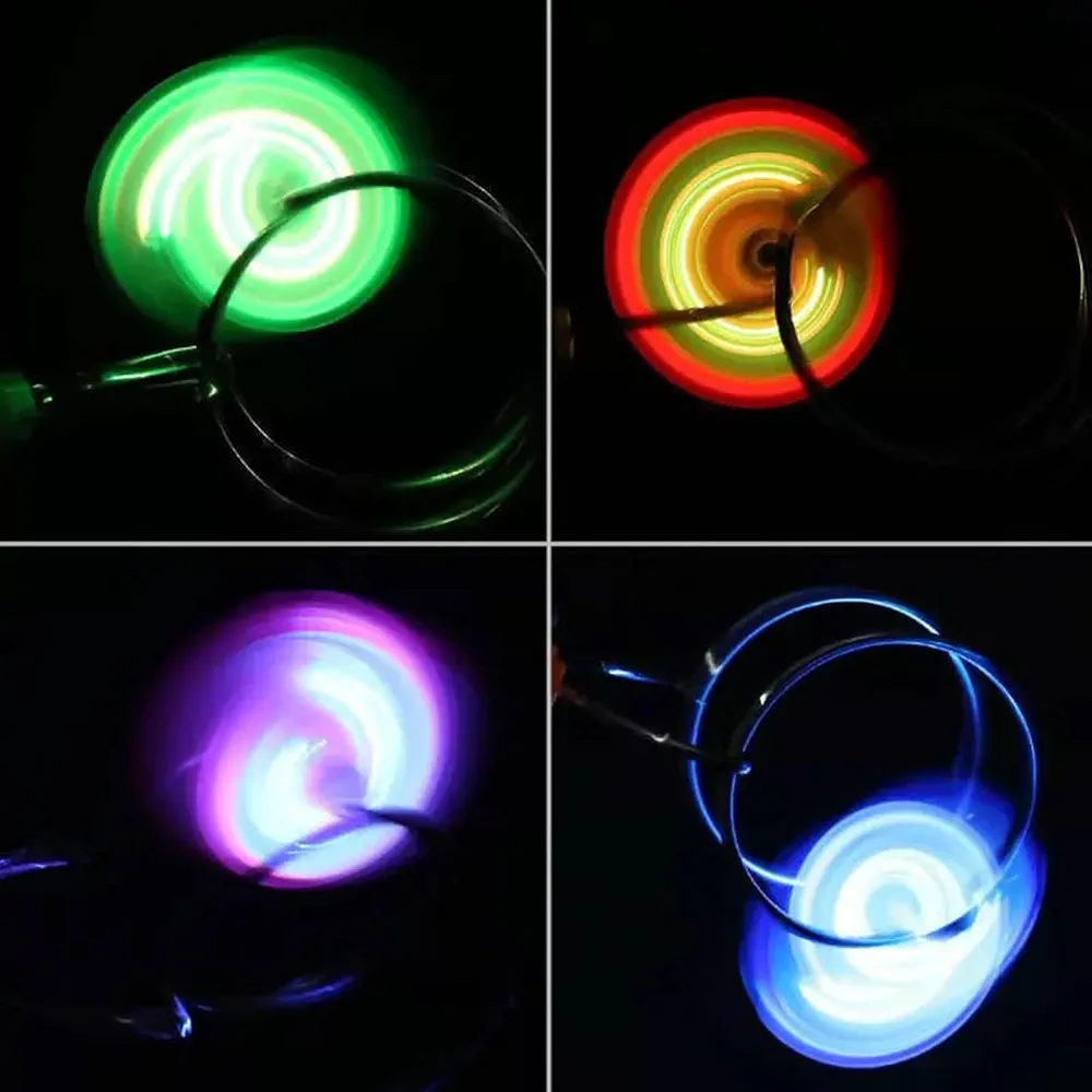 Colorful Luminous Gyro Magnetic Spinning Top Rotating Gyroscope Led Light Show Funny Toy Kids Children'S Gift 