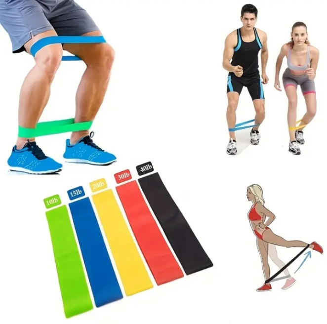 Premium Elastic Resistance Band for Yoga, Pilates & Home Workout Full Body Stretch & Strength Band – Pilates, Fitness & Exercise Non-Slip Resistance Band for Pilates, Gym & Daily Exercise price in Pakistan