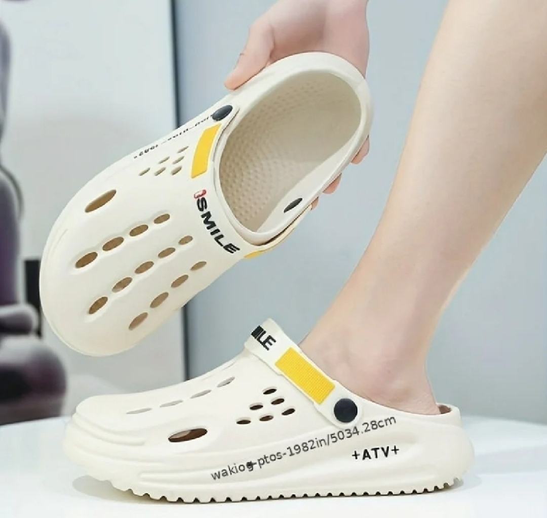 MENS IMPORTED EVR CROCKS WITH SMALL HOLES TRENDING SANDALS FOR ALL SEASON PREMIUM QUALITY CROCKS INDOOR & OUTDOOR