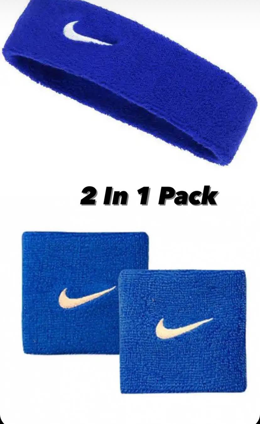 SPORTS HEAD BAND AND WRIST BAND FOR MEN AND WOMEN ,SWEAT-BAND HEAD-BAND WRIST-BAND SET TENNIS COURT SPORTS RUNNING TRAINING