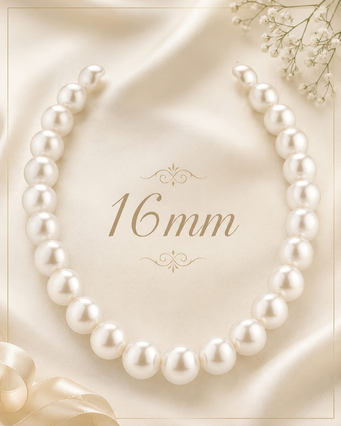 6mm/8mm/10mm/12mm/14mm/16mm Pearls in Different Sizes -
