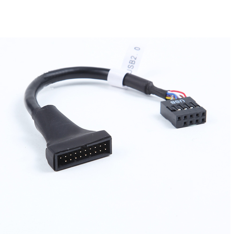 15cm USB 3.0 to USB 2.0 Converter 20 Pin Male to 9 Pin PC Motherboard Female Data Cable Adapter Extend Cord for PC Computer