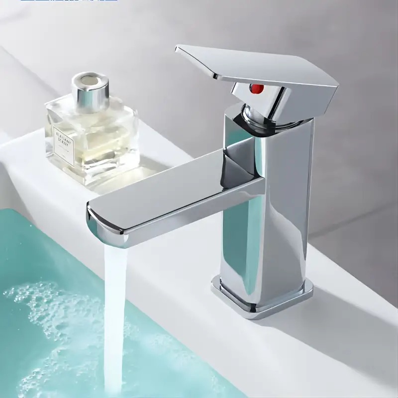 Birsppy Mixer Taps for Bathroom Basin Black Stainless Steel