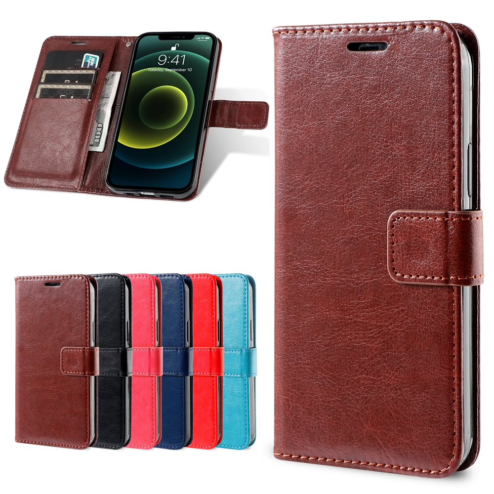 Leather Phone Wallet Case Stand For  Mi Max 2 3/Mi 9 SE 8 A3 A2 Mix 2 2s 3 4,Redmi Note 8T 7 6 Pro  8A 7A 6A Flip Cover