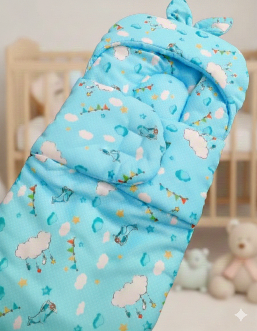 Newborn Baby Swaddle Blanket – Premium Quality Soft Swaddle Wrap for Newborns | Random Colours & Designs | Baby Sleeping Wrap