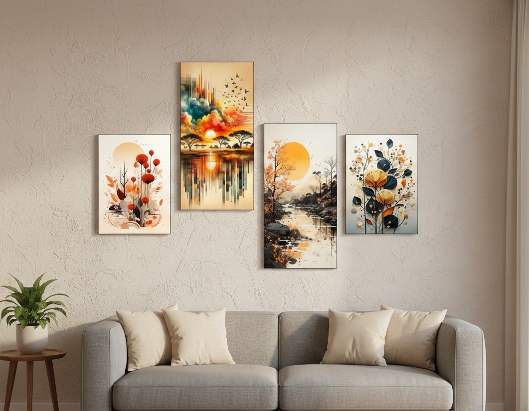Golden Horizon Wall Art