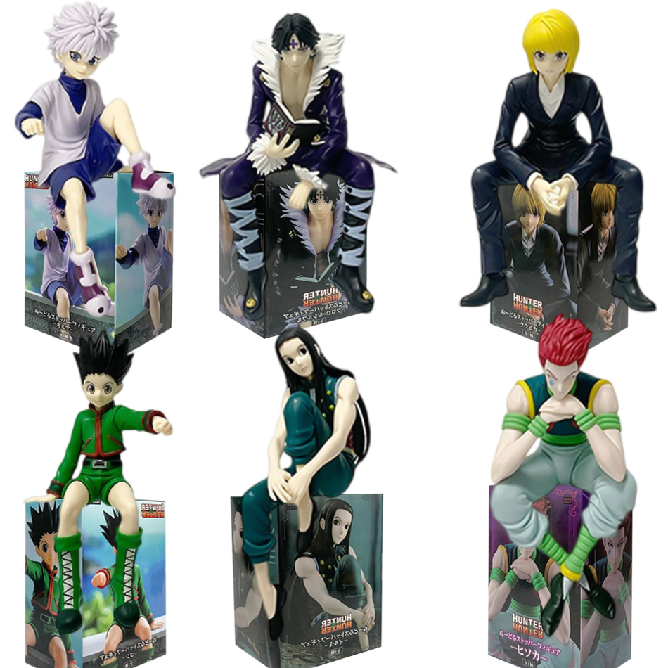 Hunter X Hunter Anime Action Figures 11-14cm Gon Freecss Alluka Zoldyck Chrollo Lucilfer Kurapika PVC Model Doll Christmas 