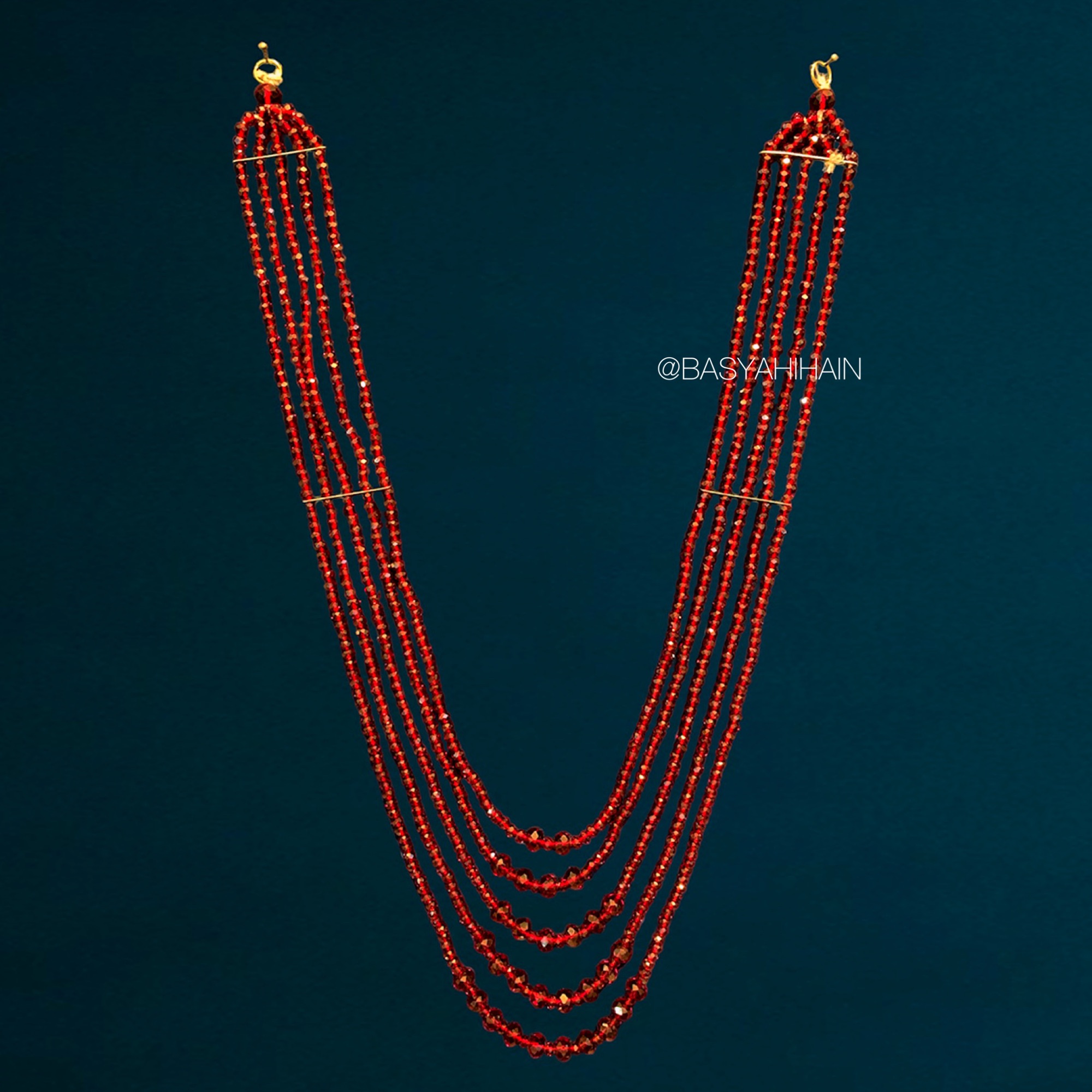 5 Layer Bridal Rani Haar For Wedding & Party Events Available In Different Variants
