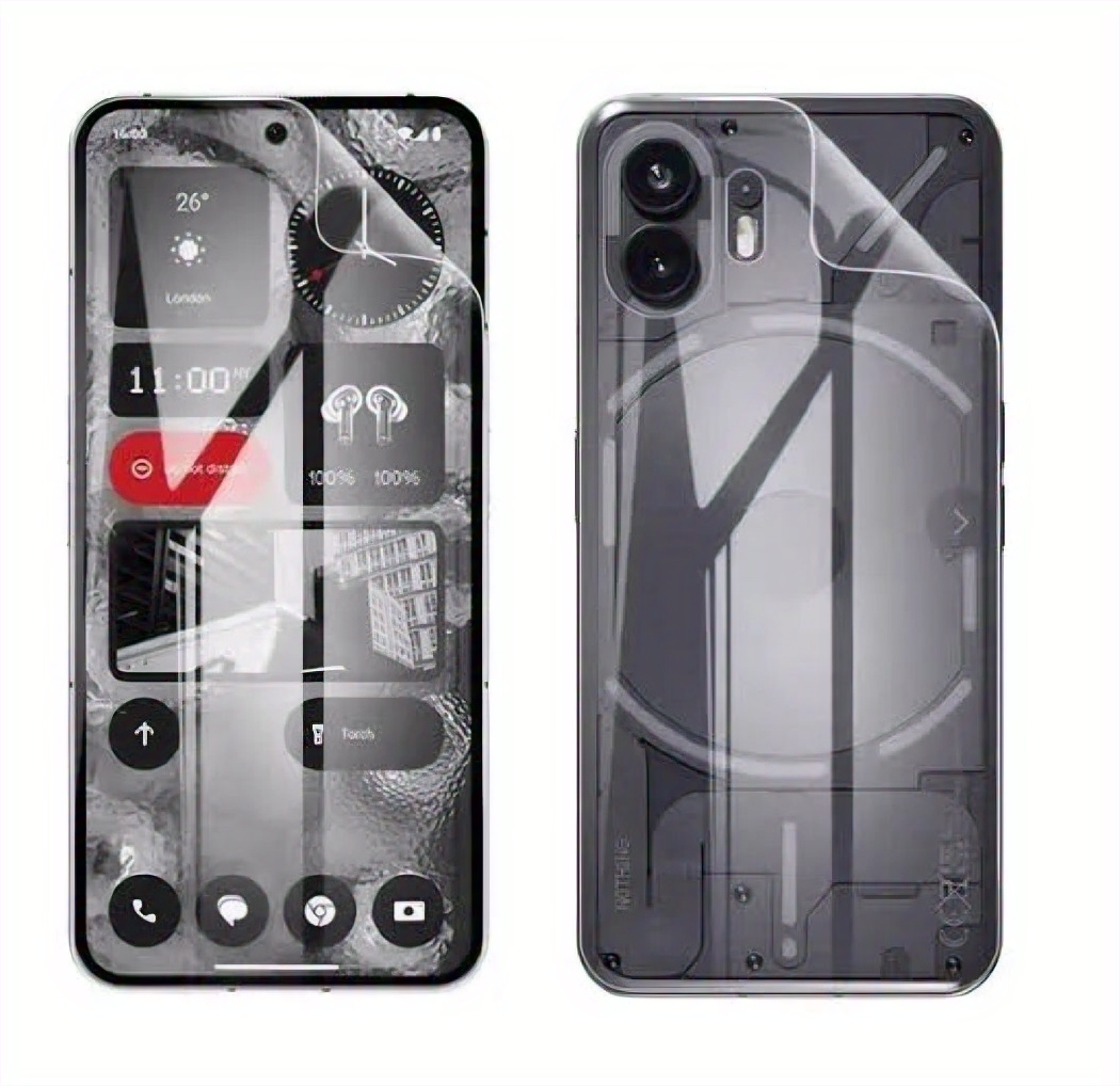 Nothing Phone 3a Back Jelly Case – Soft Transparent Silicone Cover – Shockproof Slim Protective Back Case for Nothing 3a