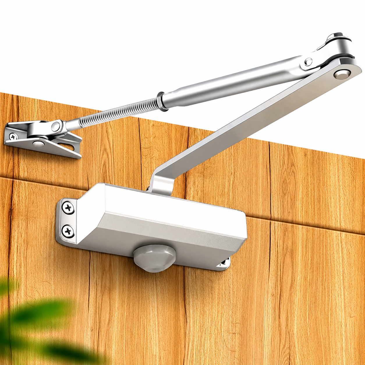 Hydraulic Automatic Door Closer.[ Premium Quality Product ].[ 100% Brand New Product – Not Refurbished ].Small & Large Size.Hydraulic Automatic Door Closer Closing Latching.Imported Quality Product.