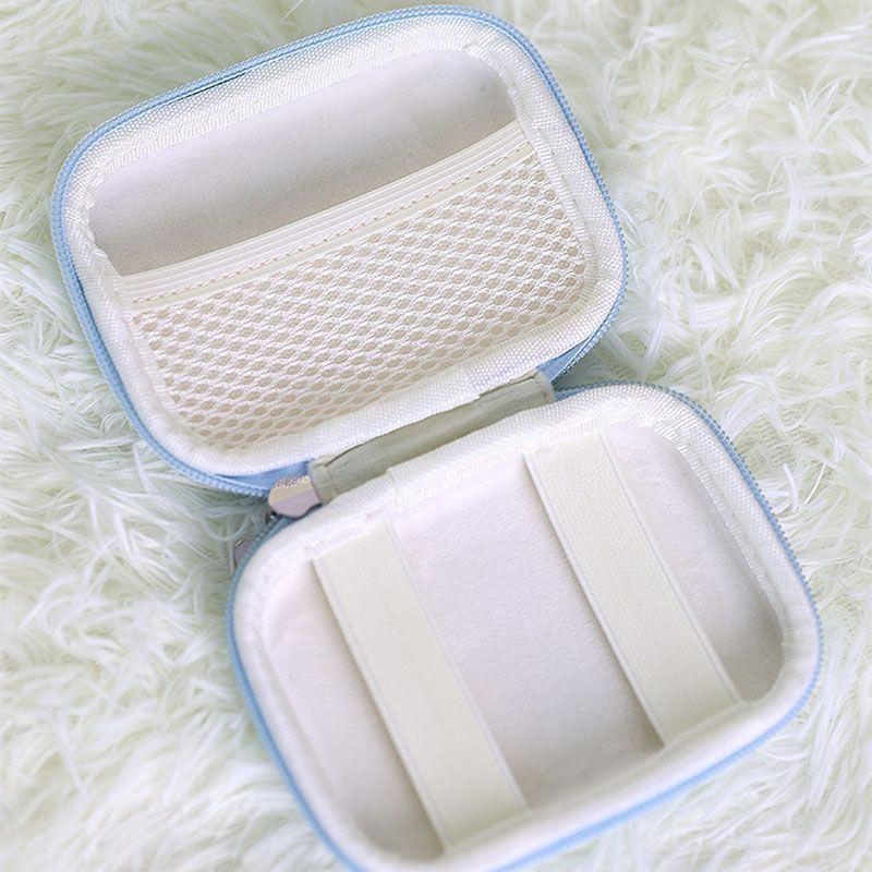 1PC Mini CCD Camera Protective Case with Travel Cover Mesh Pocket, Digital Camera Bag Store Cards & Accessories