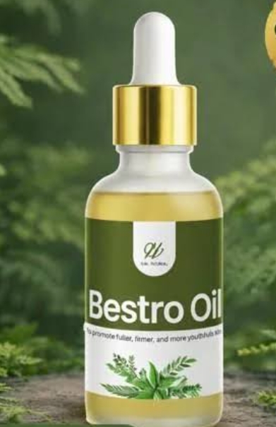 تصویر میں دکھائی گئی پروڈکٹ "The Herbal" برانڈ کا Bestro Oil (بیسٹرو آئل) ہے۔ یہ خواتین کے لیے ایک جڑی بوٹیوں سے تیار کردہ ہربل مساج آئل ہے۔