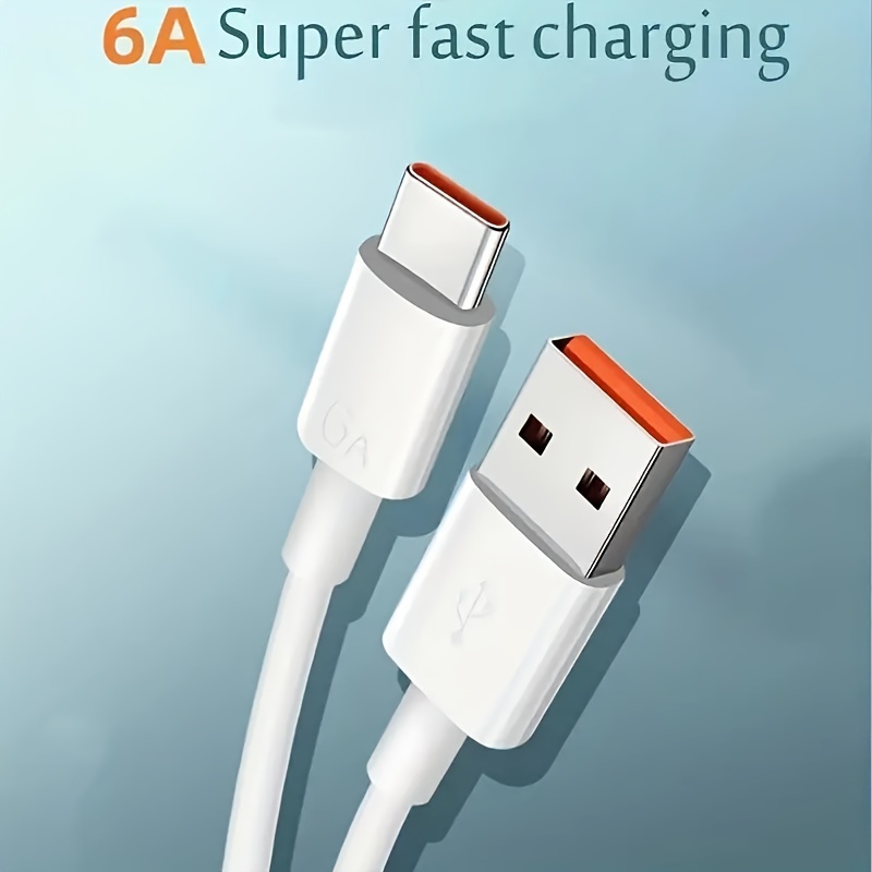 6A 33W Fast Charging Type-C Cable – Durable USB-C Data Cable for Fast Charging & Data Transfer