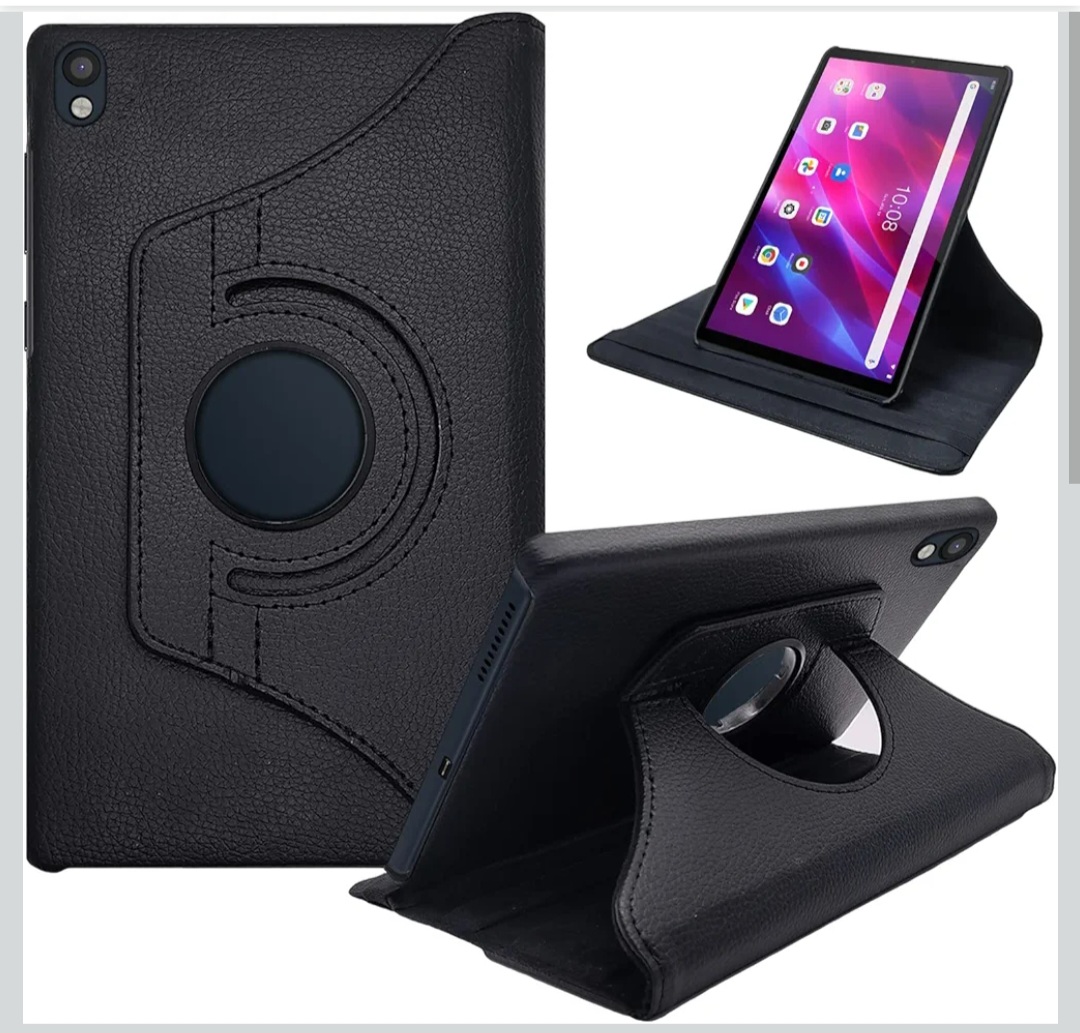 Lenovoo Tab K10 / K10 FHD (10.3 Inch) Flip Cover | Leather Finish | 360 Degree Rotate Flip Cover | Shockproof Style Back Cover Case for Lenovoo Tab K10 / K10 FHD (10.3 Inch)