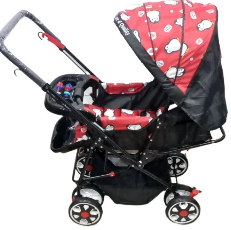 Deluxe Pram and Newborn Baby Stroller with Foldable Seat, the Ultimate Travel Companion for Discerning Parents