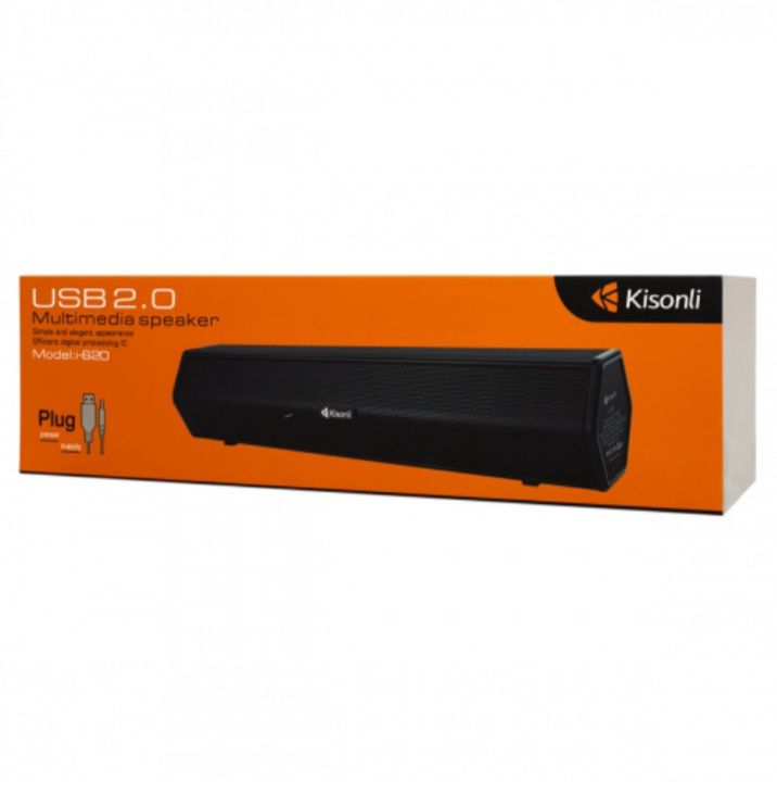 Kisonli 620 Computer Speaker Wired 2.0 Usb Speakers Digital Partable For Computer Pc Laptop PAk FF