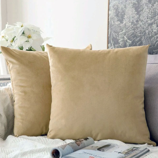 Plain Velvet Cushion Cover By ChoiceNow
