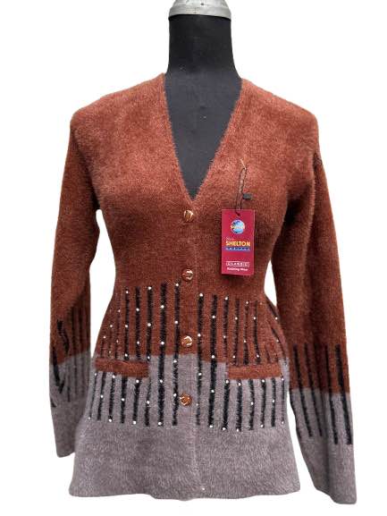 Super soft pure rabbit wool full sleeve sweater