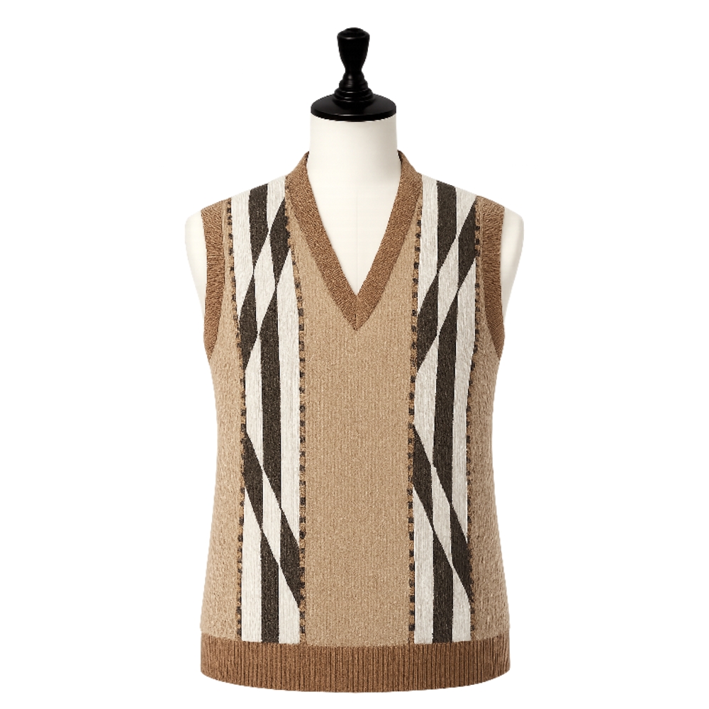 Sleeveless Velvet Sweater For Men's, Men's Winter Jersey, Men's Winter Collection