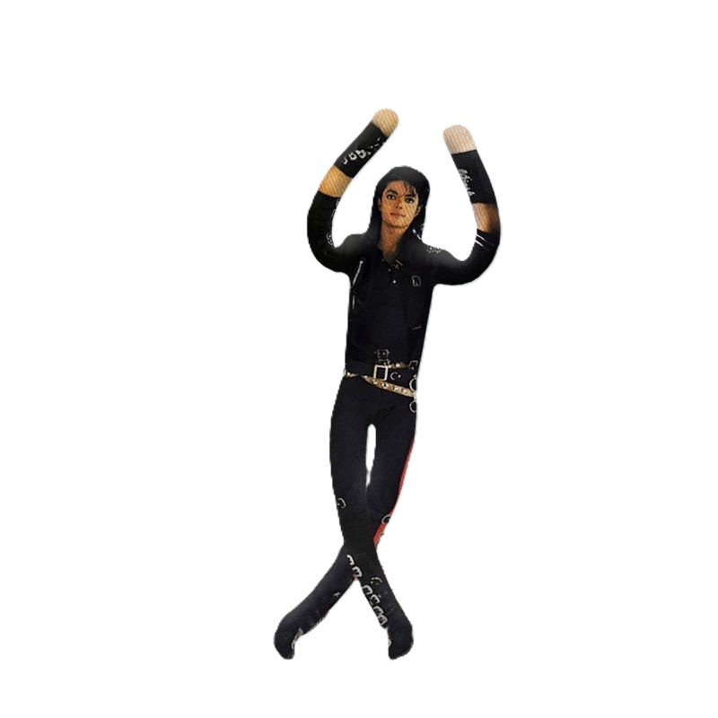 New Style  Michael Jackson Cosplay Prop Doll Plush Stuffed Figure Dolls Room Decoration Abstract Joint Mobility Props