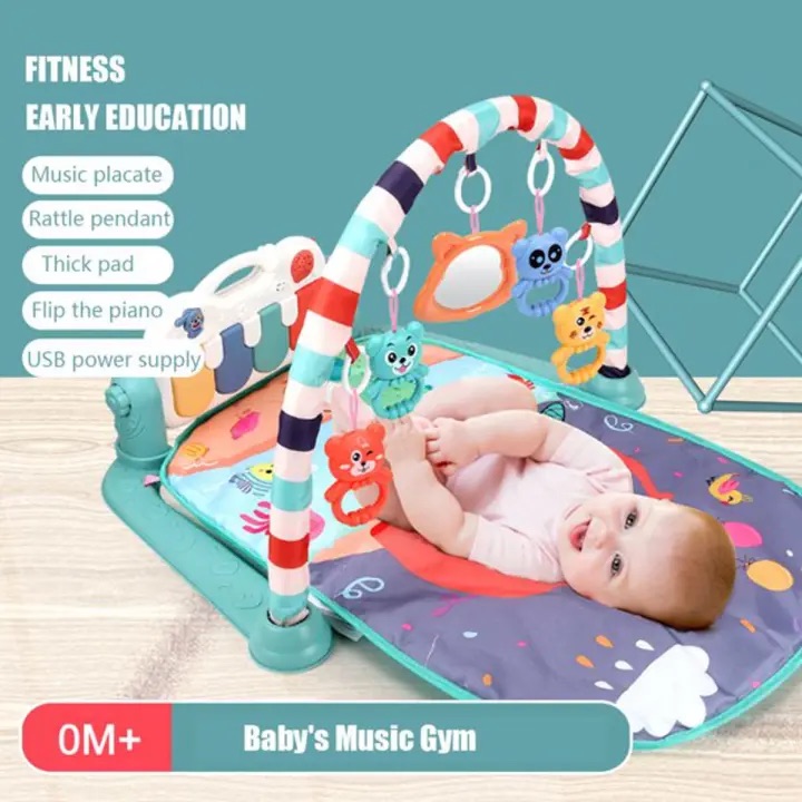 Musical harmonium Play gym Mat multifunctional piano mat for Toddlers