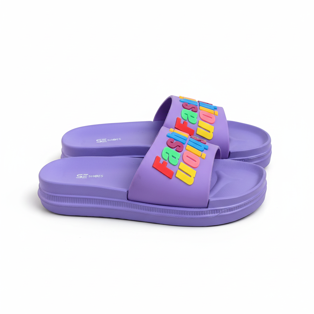 Waterproof Soft Fashion Slippers for Women, Comfy Indoor Sandals