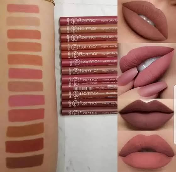 Pack of 6/ 12  Makeup Waterproof Lipstick Pencils / Lip Pencils