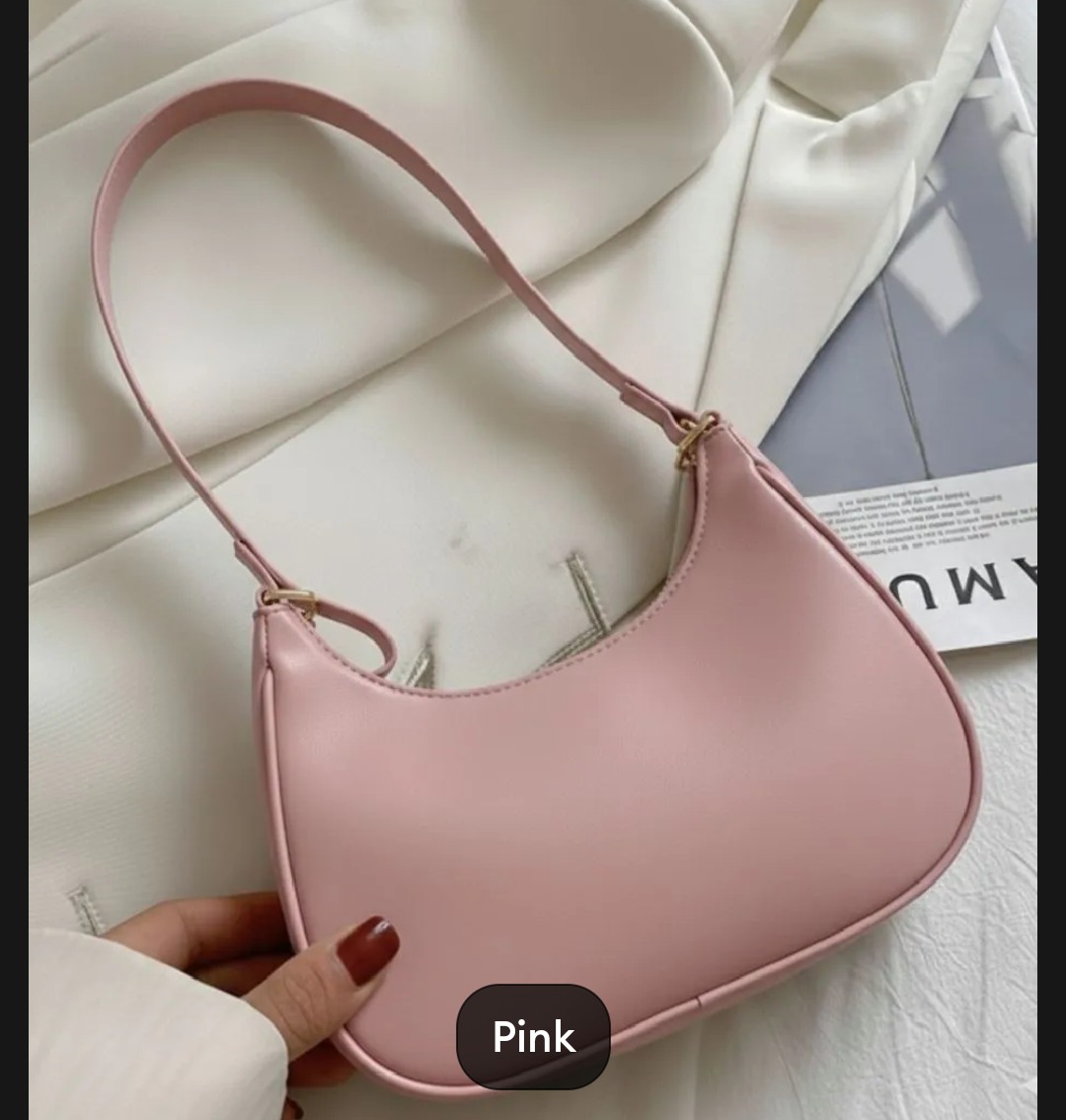 2023 Fashion Women's Clutch Handbags  hp  PU Leather Underarm Shoulder Bag Casual Female Shopper Tote Bag Luxury Hobos Bags