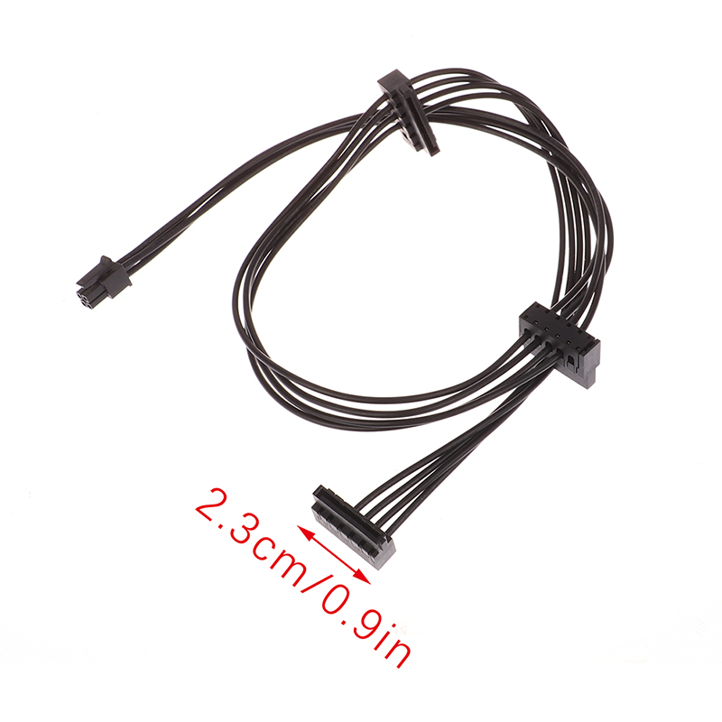 35cm Mini 4pin To SATA Power Supply Cable For Computer Main Board Interface Small 4Pin To 1/2/3 Port SATA SSD Power Supply Cable