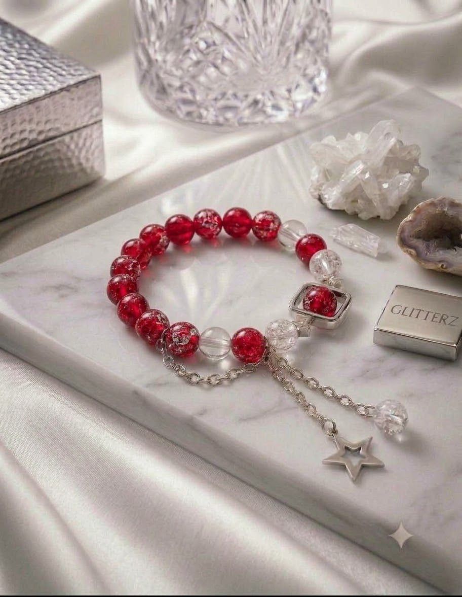Luxury Handcrafted princess star charms Bracelet,Elegant Minimalist Jewelry for Women & Girls,Aesthetic korean Jewelry,Party Wear Bracelet,Charm Bracelet,Handcrafted adjustable Bracelet for Girls,Galaxy Bracelet,Trending Accessories,Gift for minimalists,