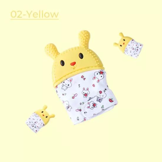 Baby Glove Toy Toy Gift Silicone Teething Soft  Wrapper Mitten Soft Teether