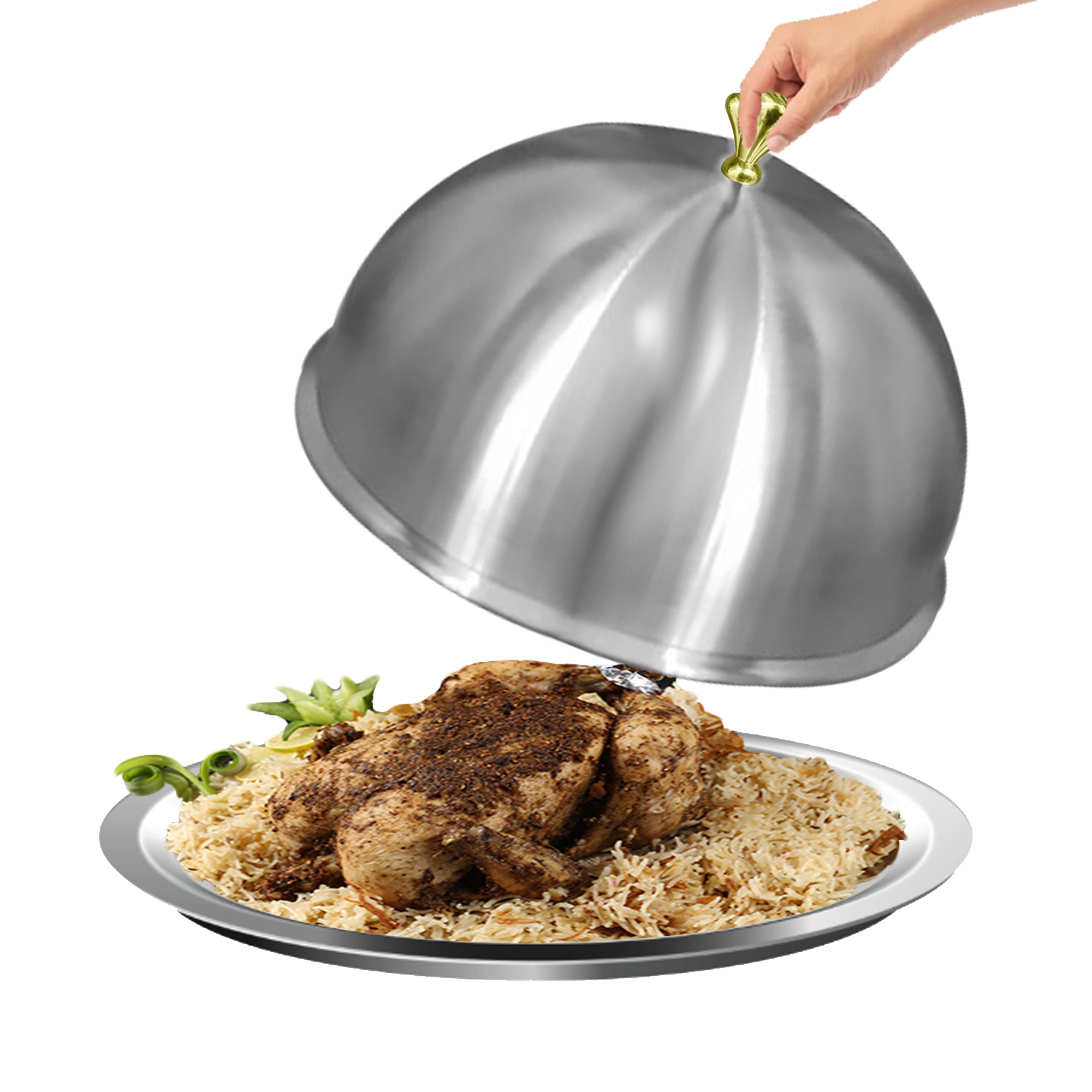 Heavy-Duty Luxury Stainless Steel Serving Platter