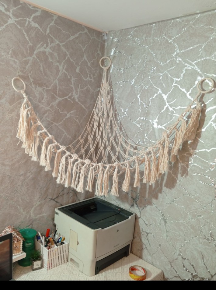 Macrame toys hammock/macrame /macrame stuffed animals net hammock /storage