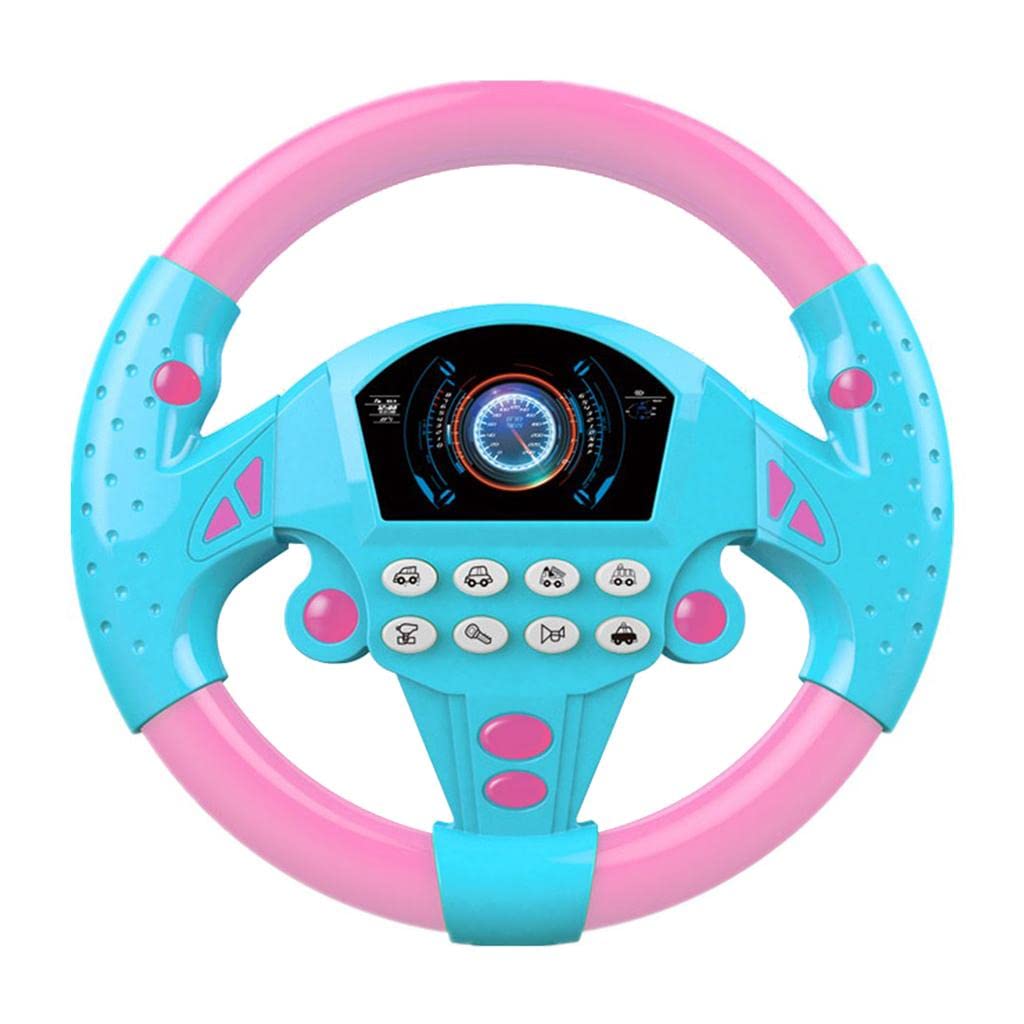 Simulated Steering Wheel Toy Pretend Adventure Toy for Kids Pink Toys & Hobbies | Preschool Toys & Pretend Play | Other Preschool & Pretend Play